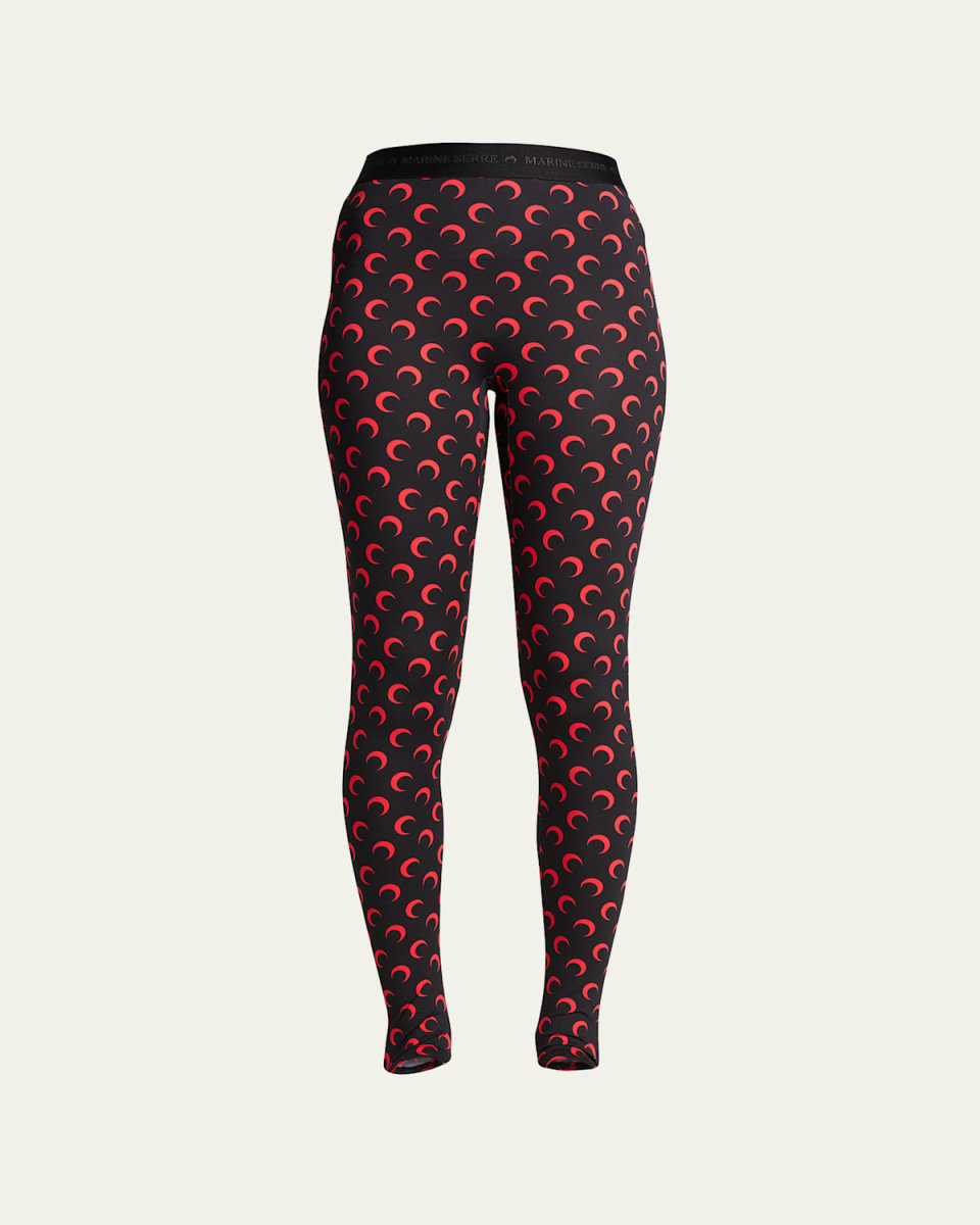 Moon-Print Leggings
